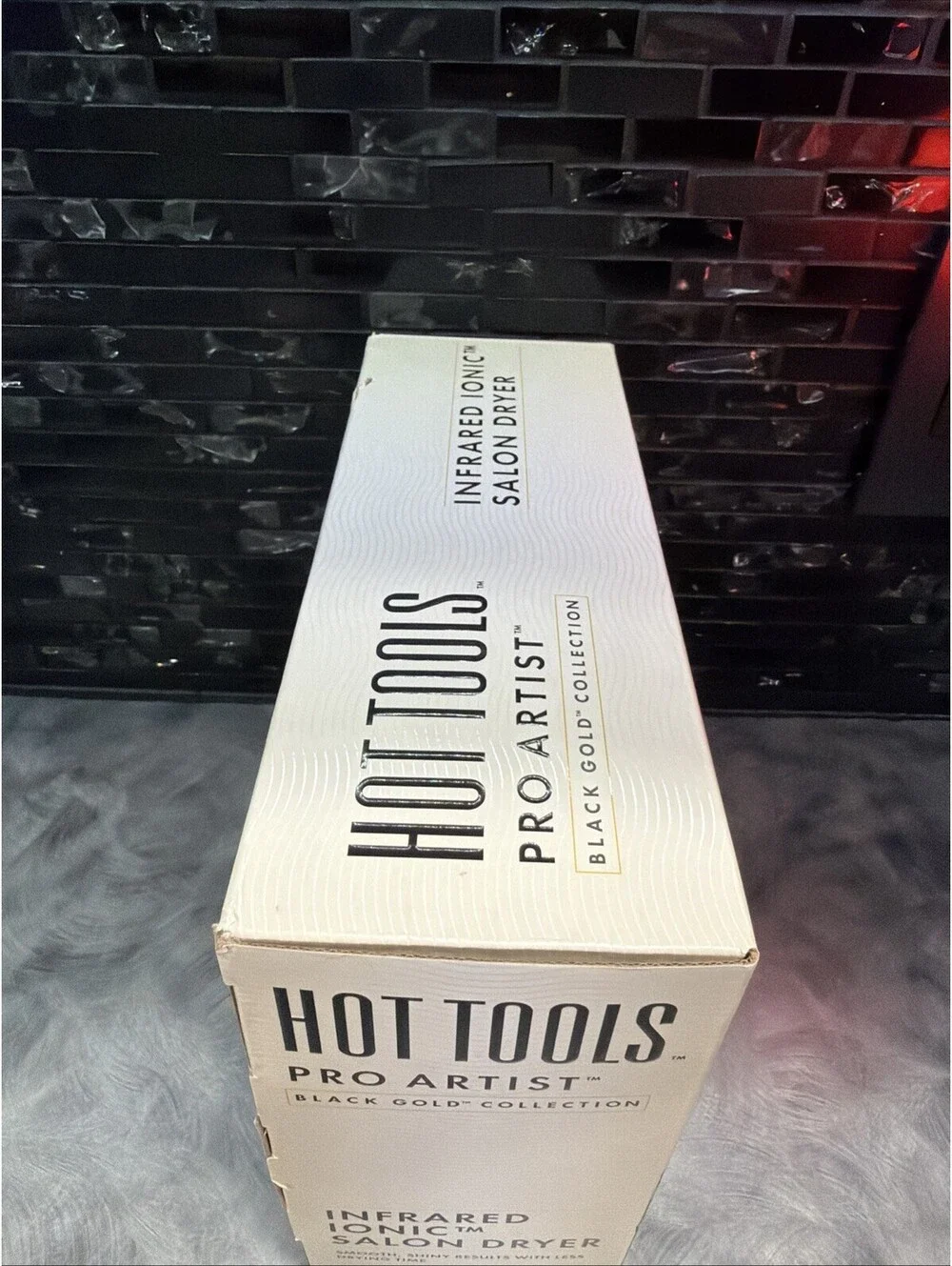 Hot Tools Pro Artist Infrared Ionic Salon Hair Dryer Black Gold Collection